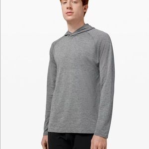 LULULEMON Metal Vent Tech Hoodie Grey striped men’s